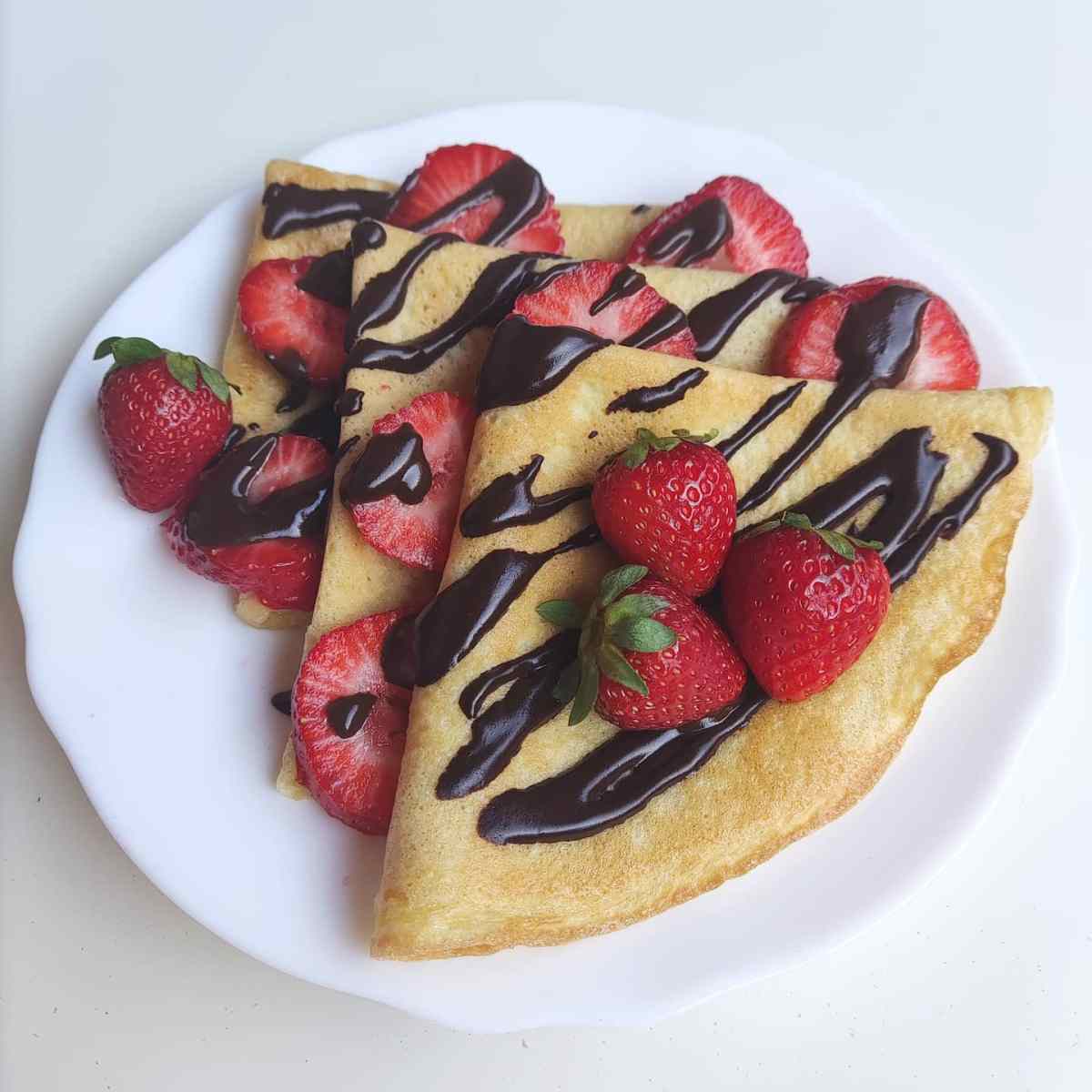 CREPES LOWCARB CON FRESAS Y&nbsp;CHOCOLATE